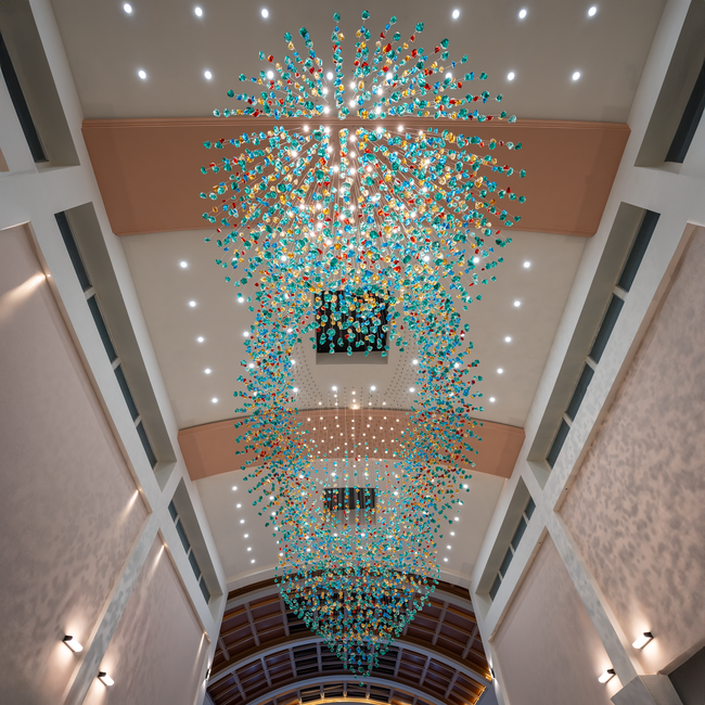 Aurora Brass Chandelier
